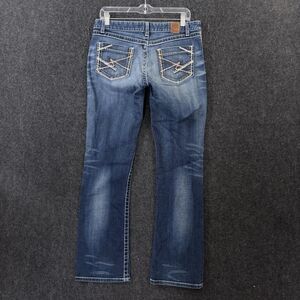 BKE Kate Boot Jeans Women's 30x31.5 Blue Stretch Bootcut Denim Embroidered